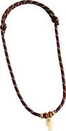 Madewell Semiprecious Paracord Charm Necklace