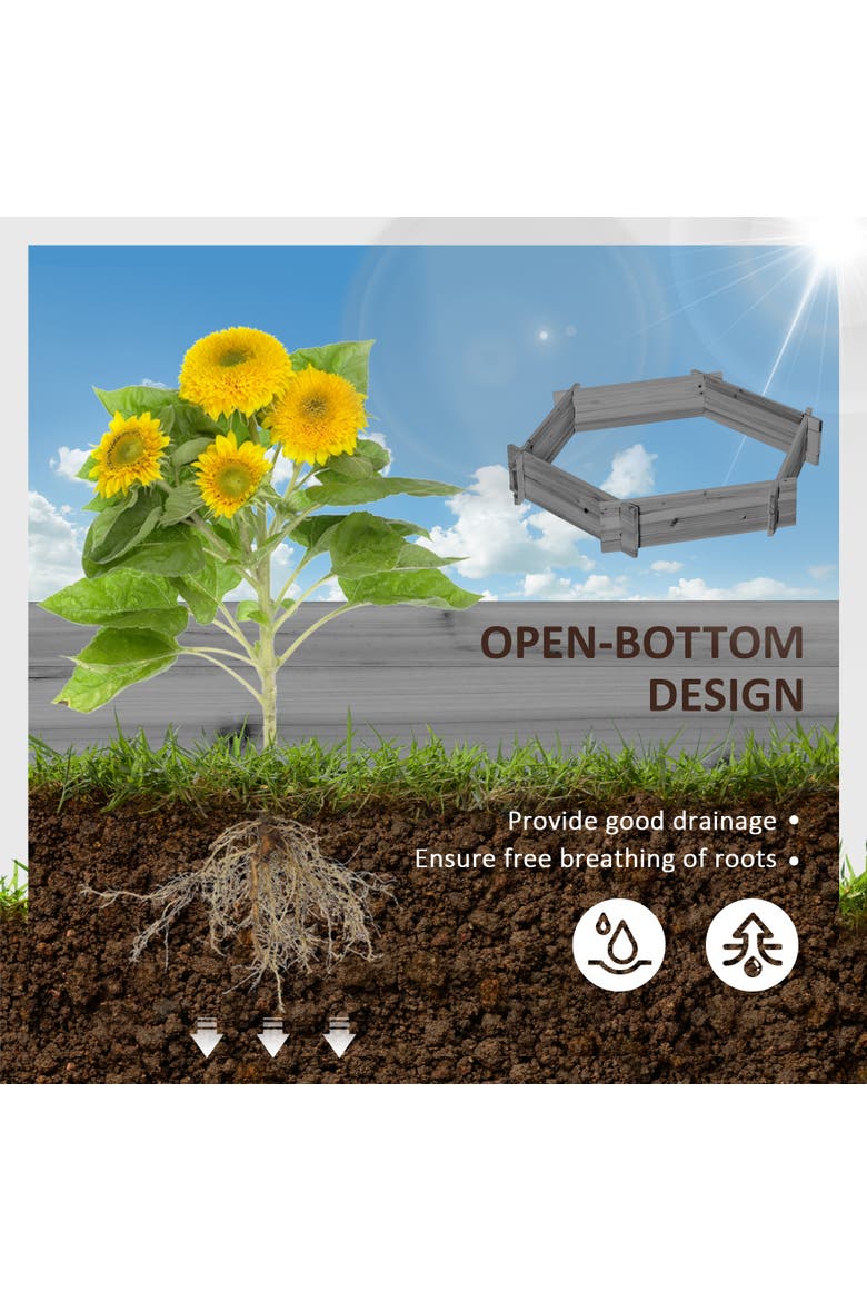 Raised Garden Bed, Alternate, color, Gray