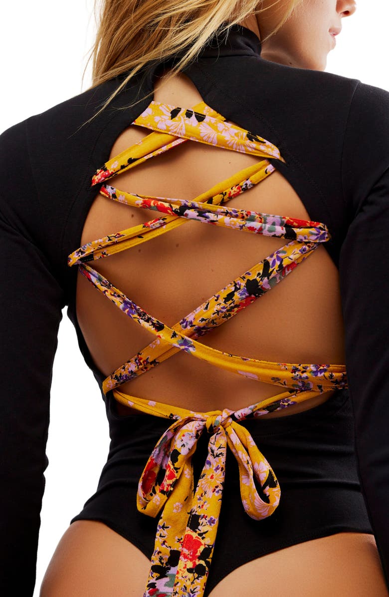 Free People Straps in the Back Bodysuit, Alternate, color,