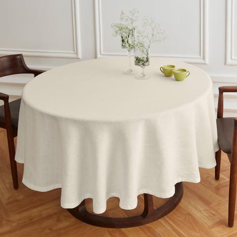 Linen Round Tablecloth - Sonoma