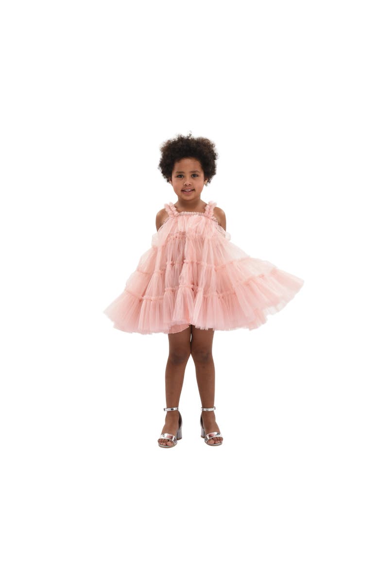 Mimi Tutu Isoldea Tulle Ruffle Dress, Alternate, color, Pink
