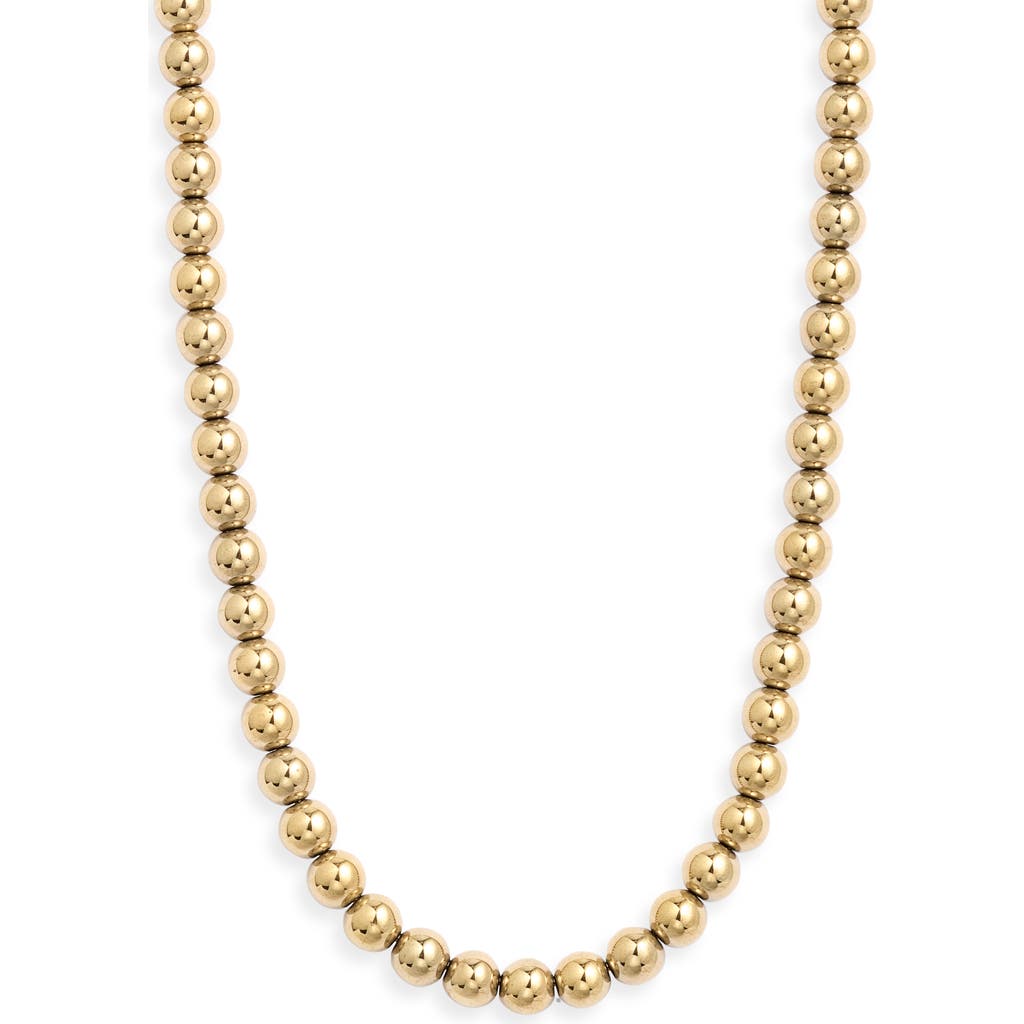 House of Olia 14k Gold Filled Pyrite Bead Necklace at Nordstrom
