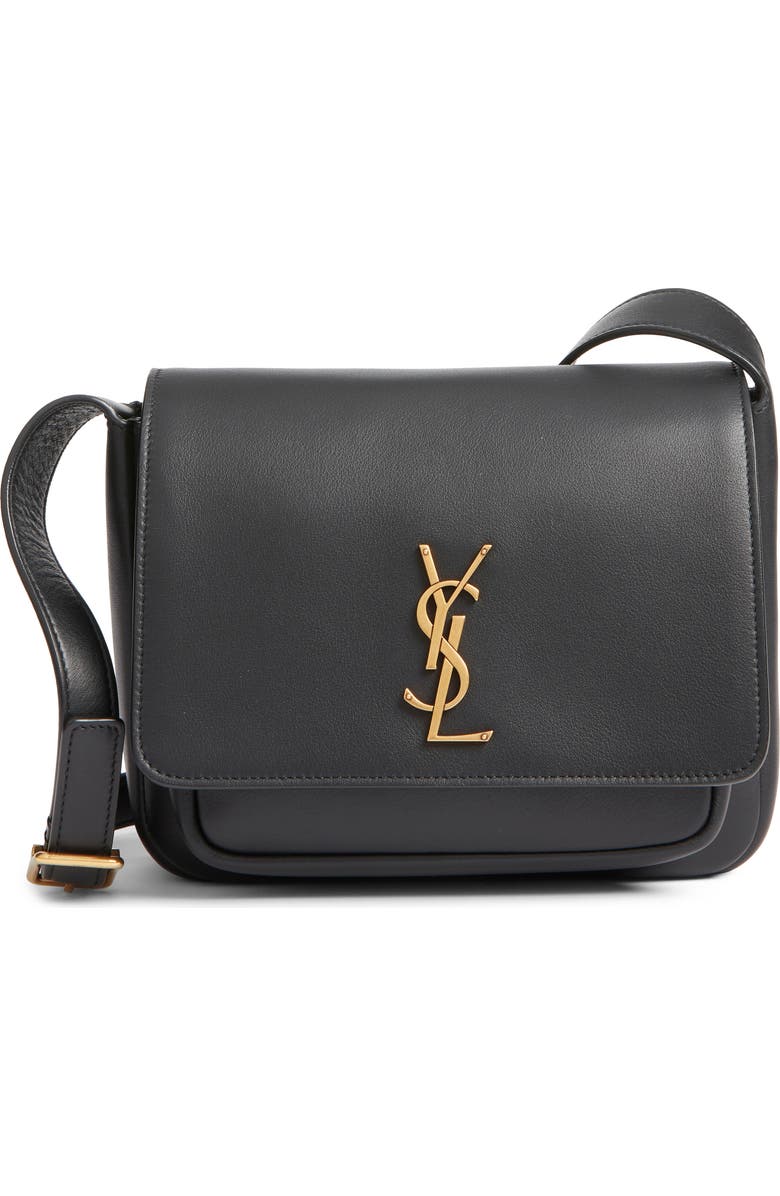 Saint Laurent Niki Leather Crossbody Bag, Main, color,