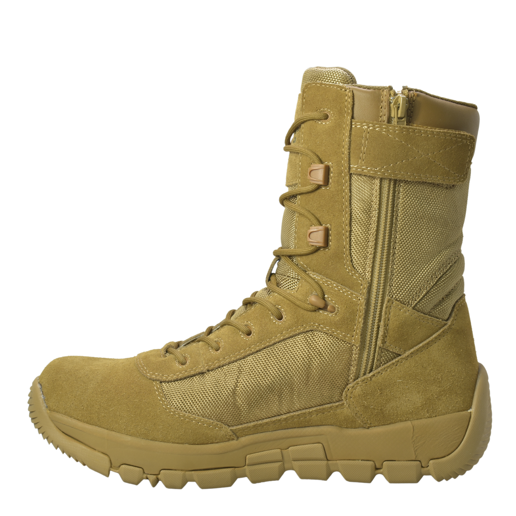 AdTec 9" Side Zipper Composite Toe Tactical Boot, Alternate, color, Coyote