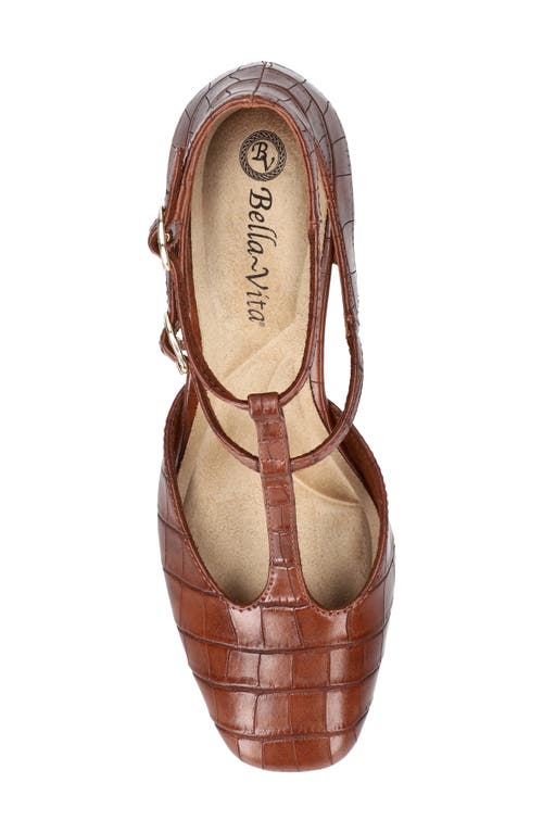 Bella Vita Harpswell Ankle Strap Pump In Brown
