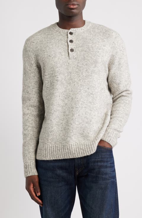 Tri-Blend Henley Sweater