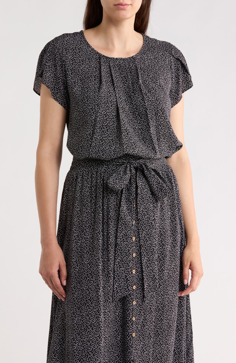 Renee C Dot Print Top, Main, color, Black