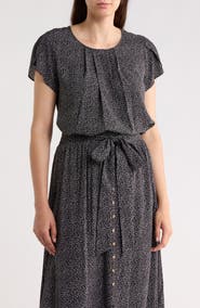 Renee C Dot Print Top