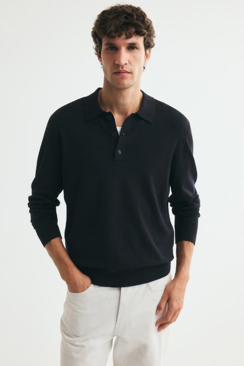 Regular-fit Knit Polo Shirt