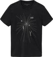 John Varvatos Eye & Element Embroidered Graphic T-Shirt