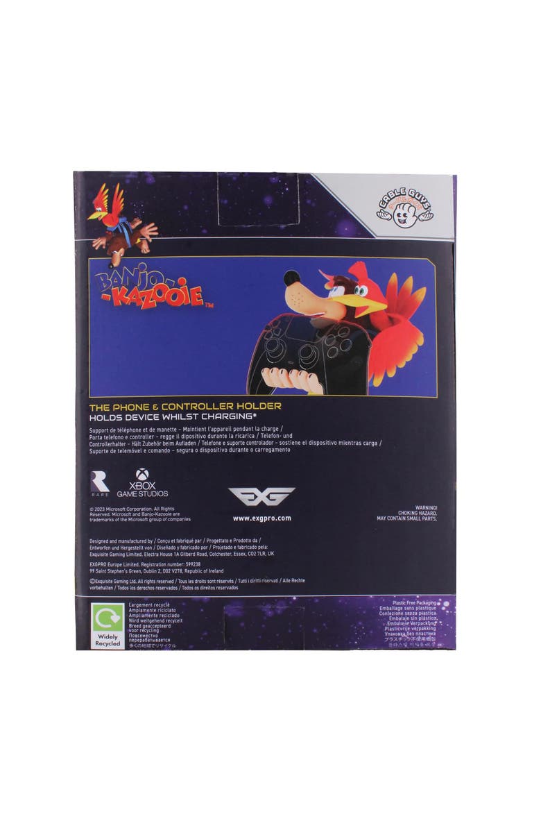 Exquisite Gaming Rare Banjokazooie Original Mobile Phone & Gaming Controller Holder, Alternate, color, Multicolored