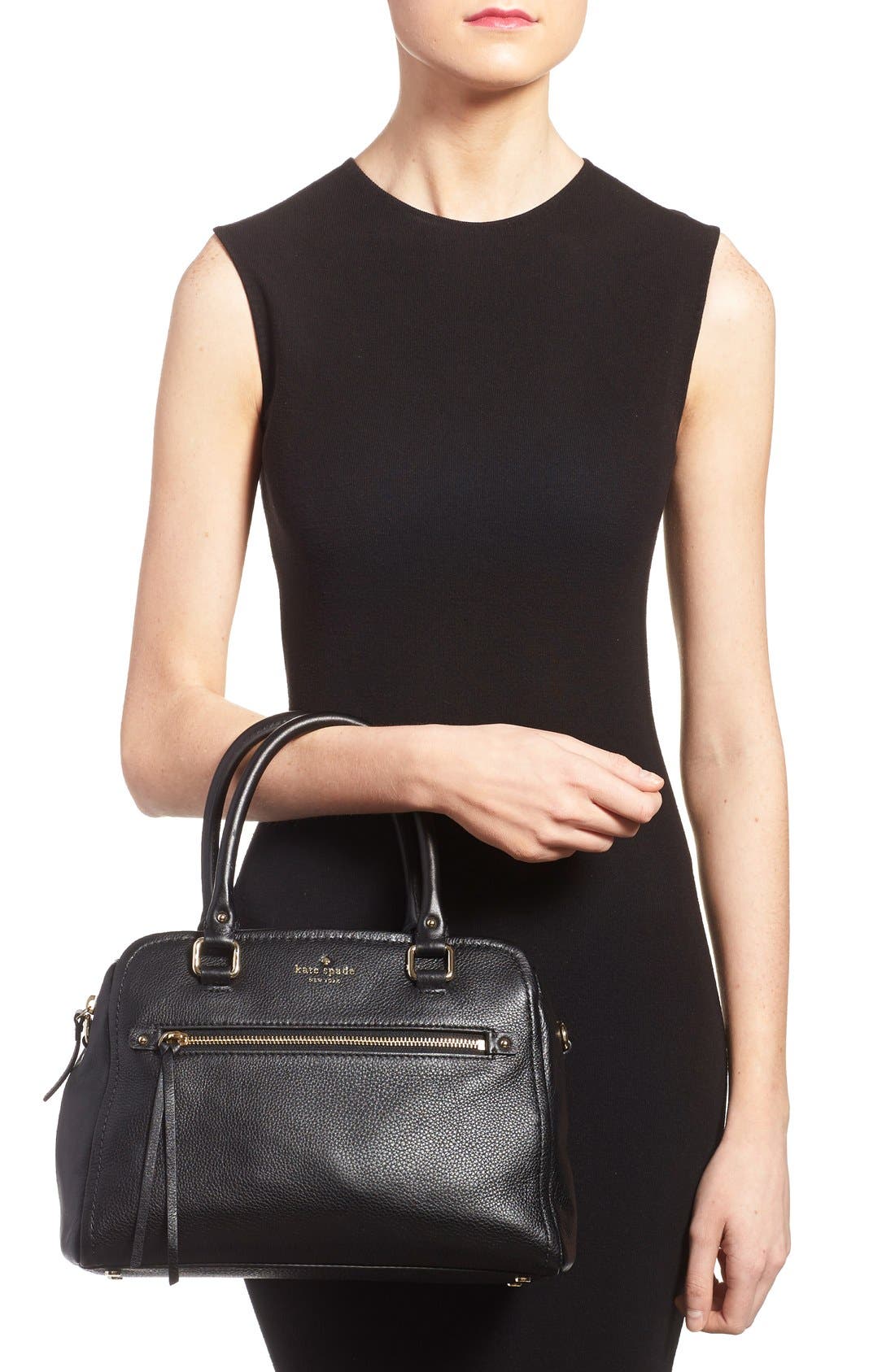 Kate Spade New York 'cobble hill - maris' leather satchel, Alternate, color, 