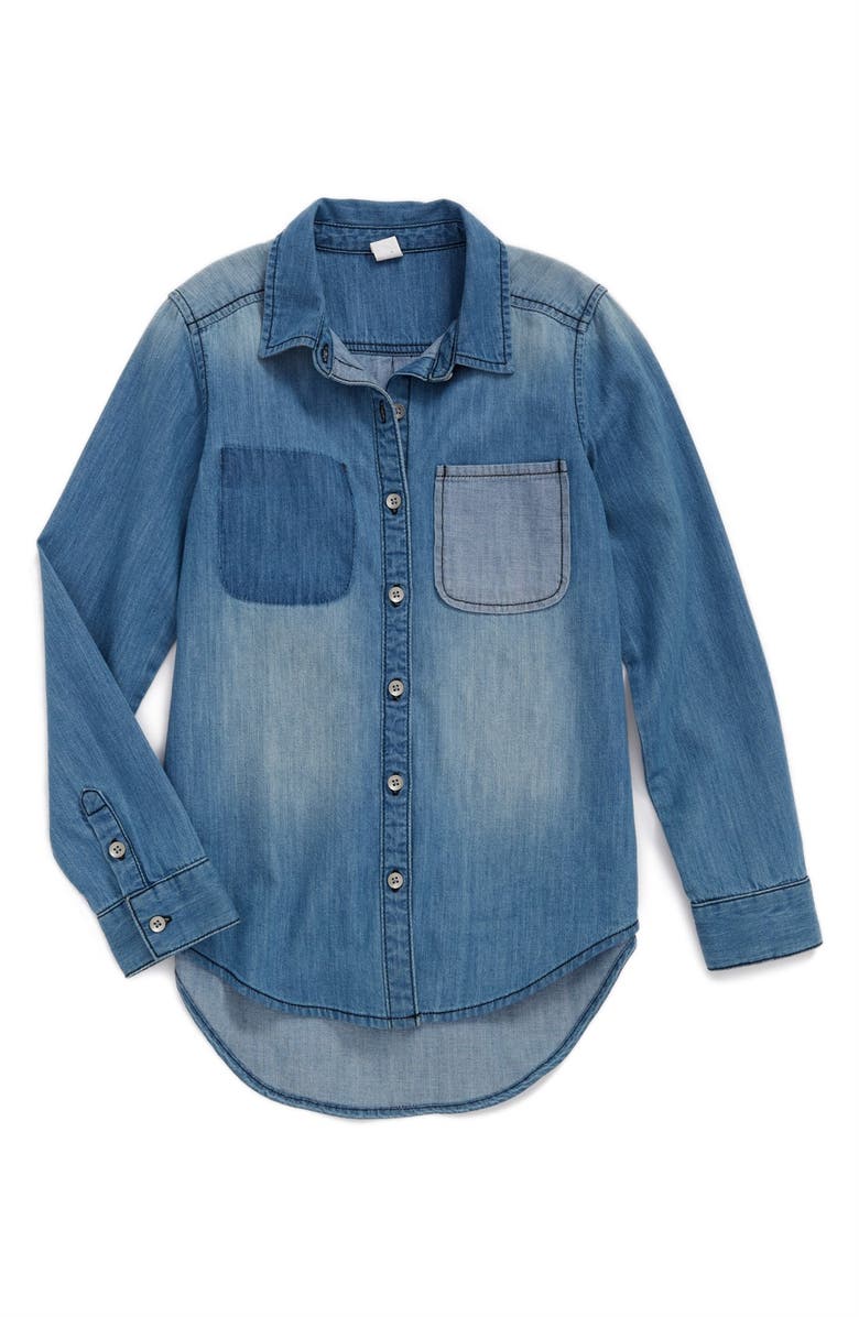 Treasure & Bond Treasure&Bond Denim Shirt, Main, color,