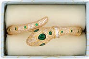 EYE CANDY LOS ANGELES CZ Snake Cuff Braclelet