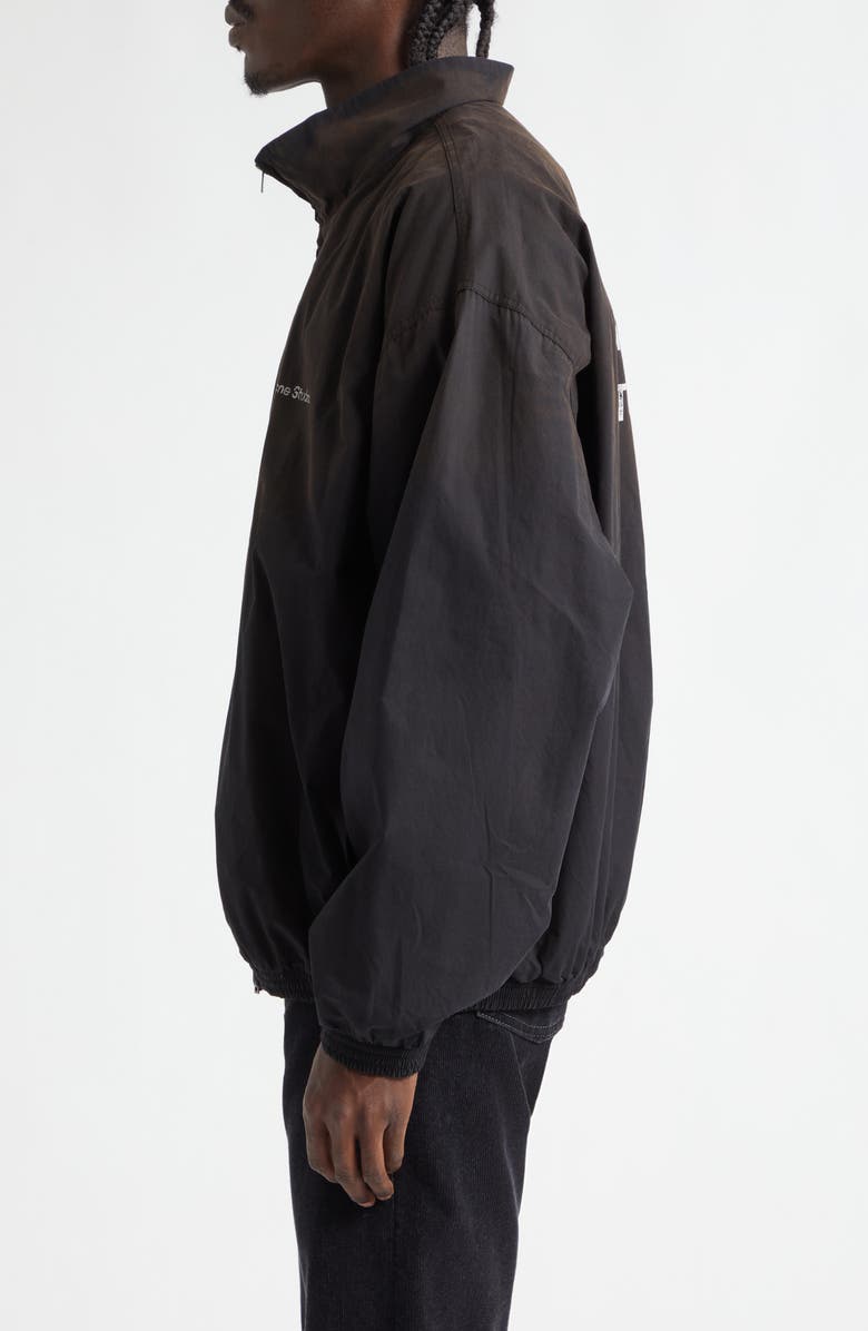 Acne Studios Olando Logo Jacket, Alternate, color, Black