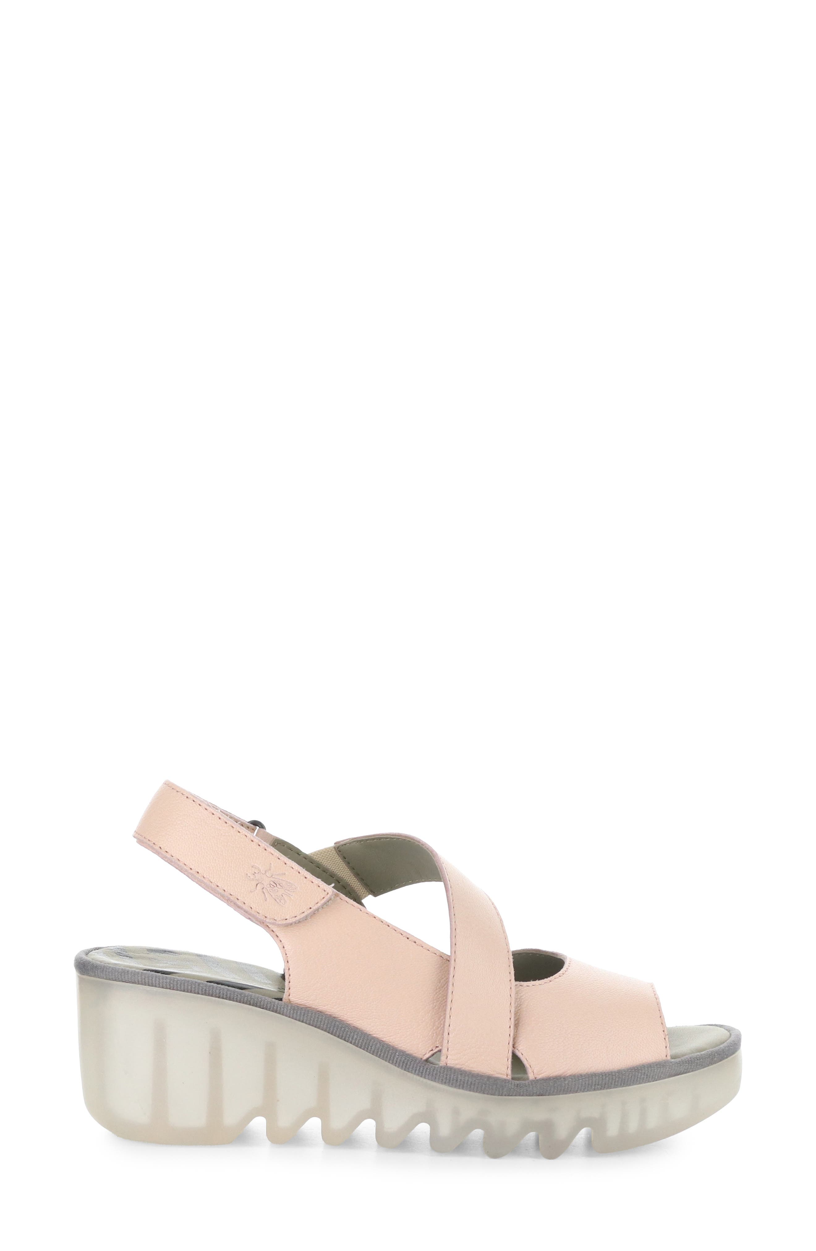 Basy Slingback Platform Wedge Sandal, Alternate, color, 003 NUDE PINK MOUSSE