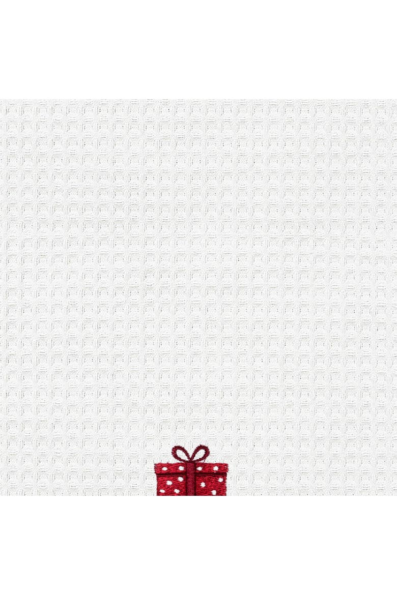 Bah Humbug Coastal Gift Christmas Towel, Alternate, color, Blue