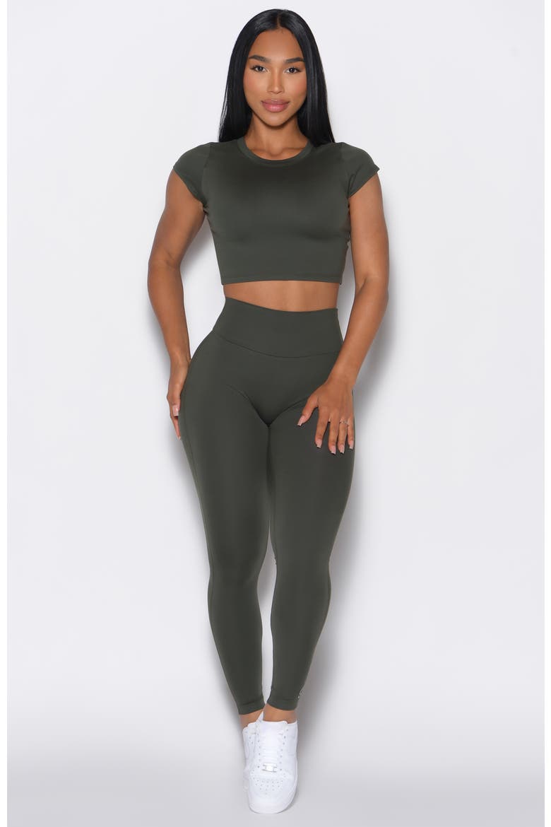 Smooth Leggings, Alternate, color, Deep Ivy