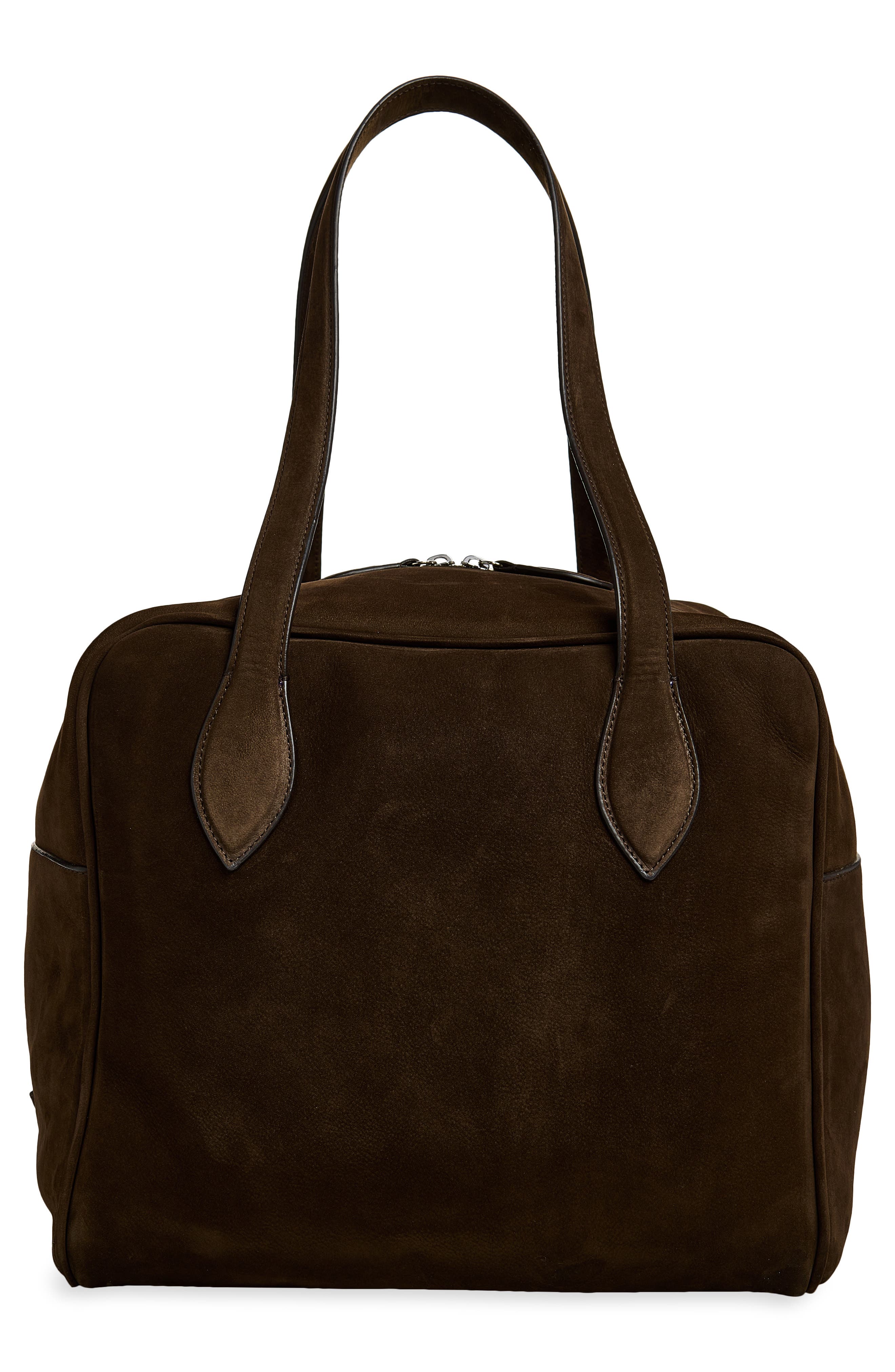 Maxi Cubetto Shoulder Bag, Alternate, color, TESTA DI MORO