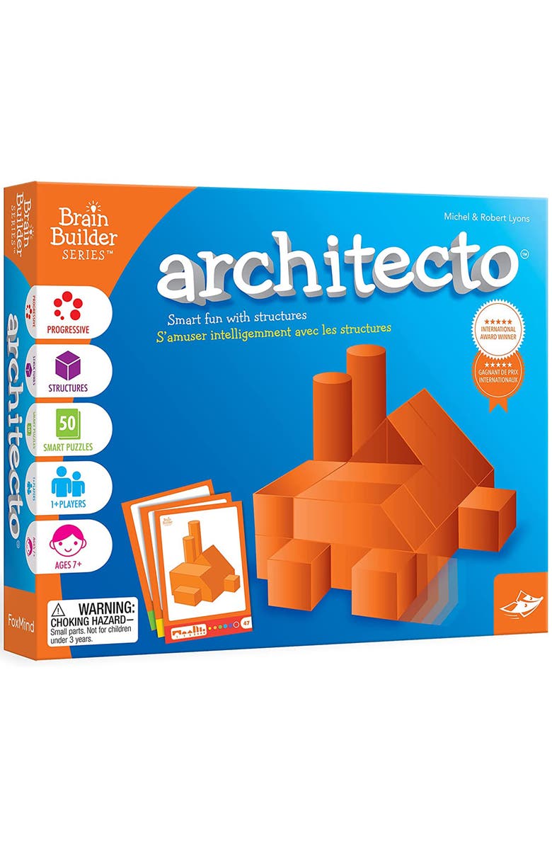 FoxMind Architecto Spatial Logic and Dexterity Game, Main, color, Multicolored