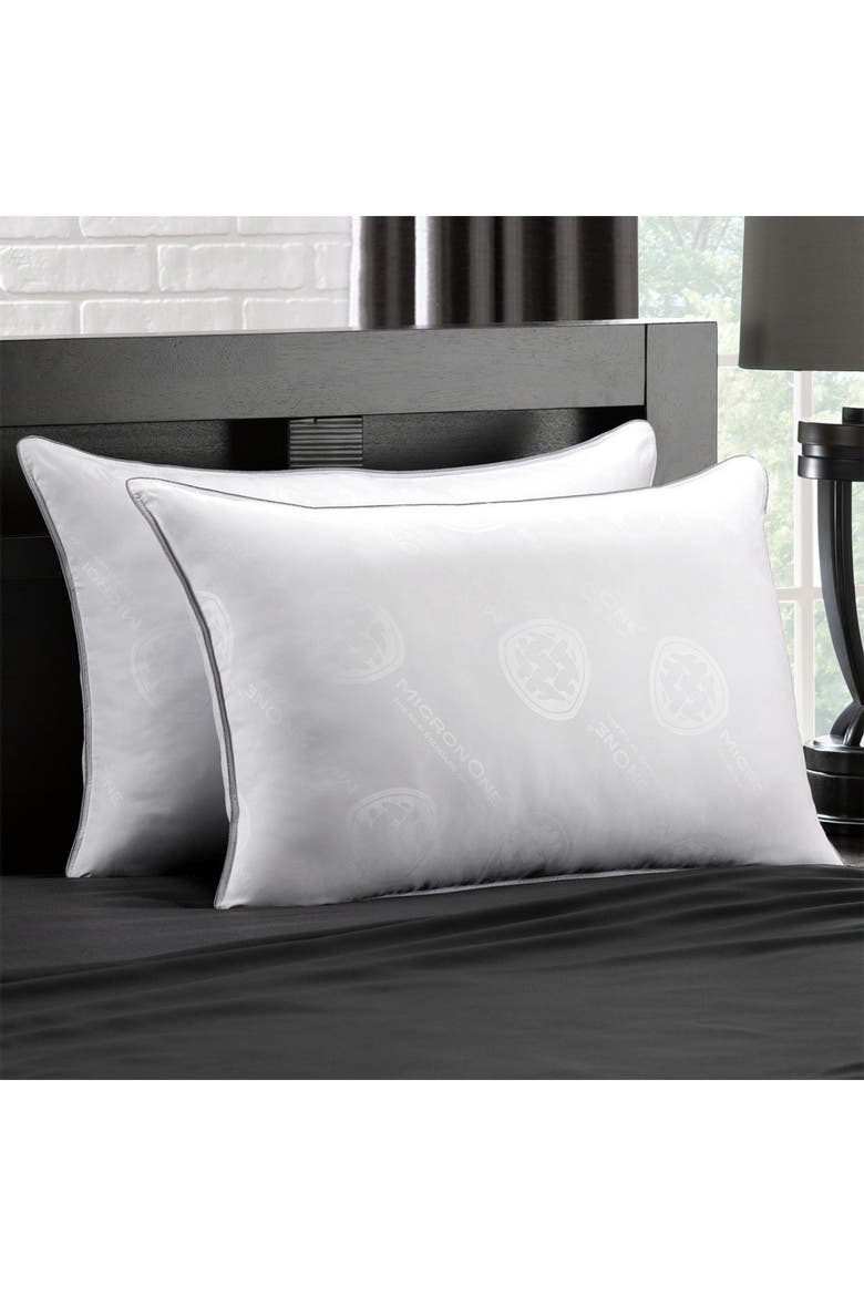 Soft Allergy, Dust Mite & Bed Bug Free Stomach Sleeper King Pillow - Set of 2, Alternate, color, WHITE