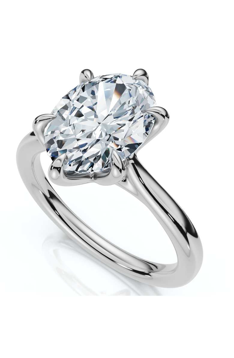 Bliss Diamond Certified 1 1/2Ct Oval Diamond Solitaire Engagement Ring 14k Gold Lab Grown, Alternate, color, 14K White Gold