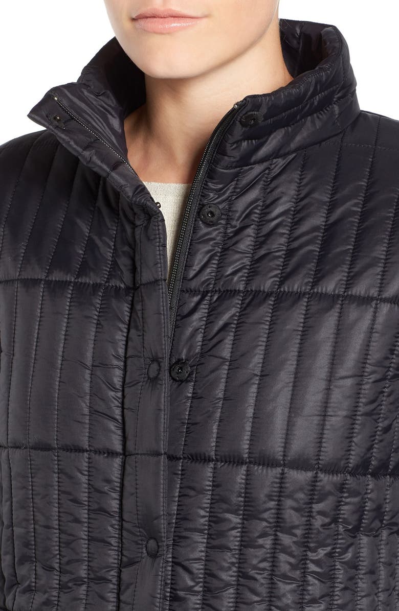 Eileen Fisher Recycled Nylon Blend Quilted Jacket, Alternate, color, 