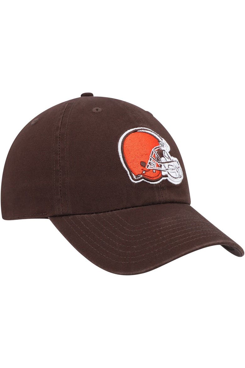 Men's '47 Brown Cleveland Browns Secondary Clean Up Adjustable Hat, Alternate, color, Brown
