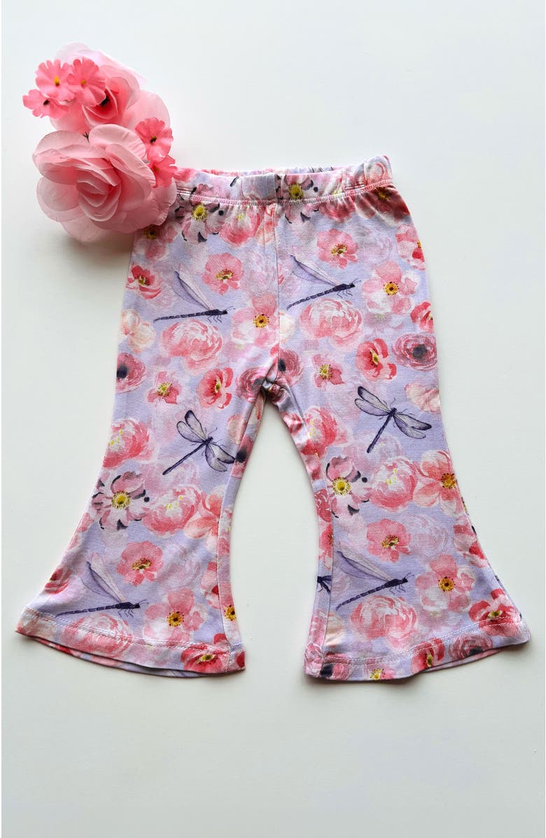 Laree + Co Elmerial Flared Leggings, Alternate, color, Purple