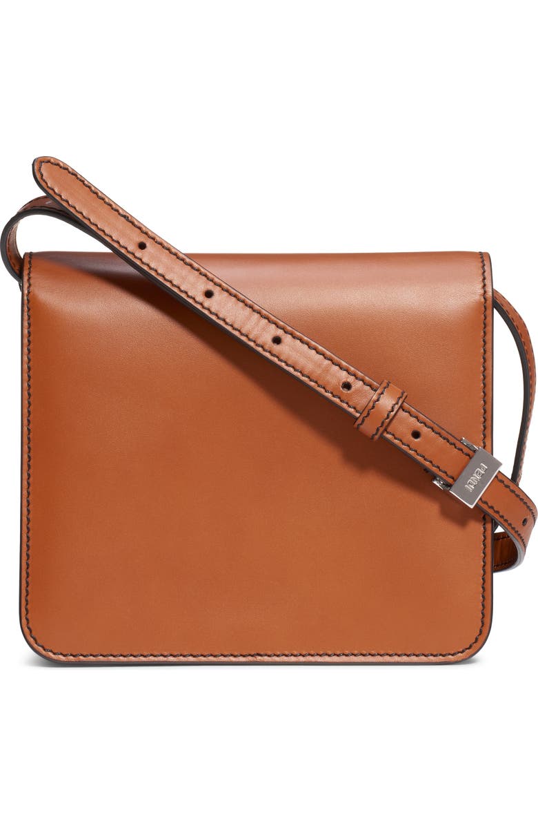 Fendi Fab Leather Crossbody Bag, Alternate, color,