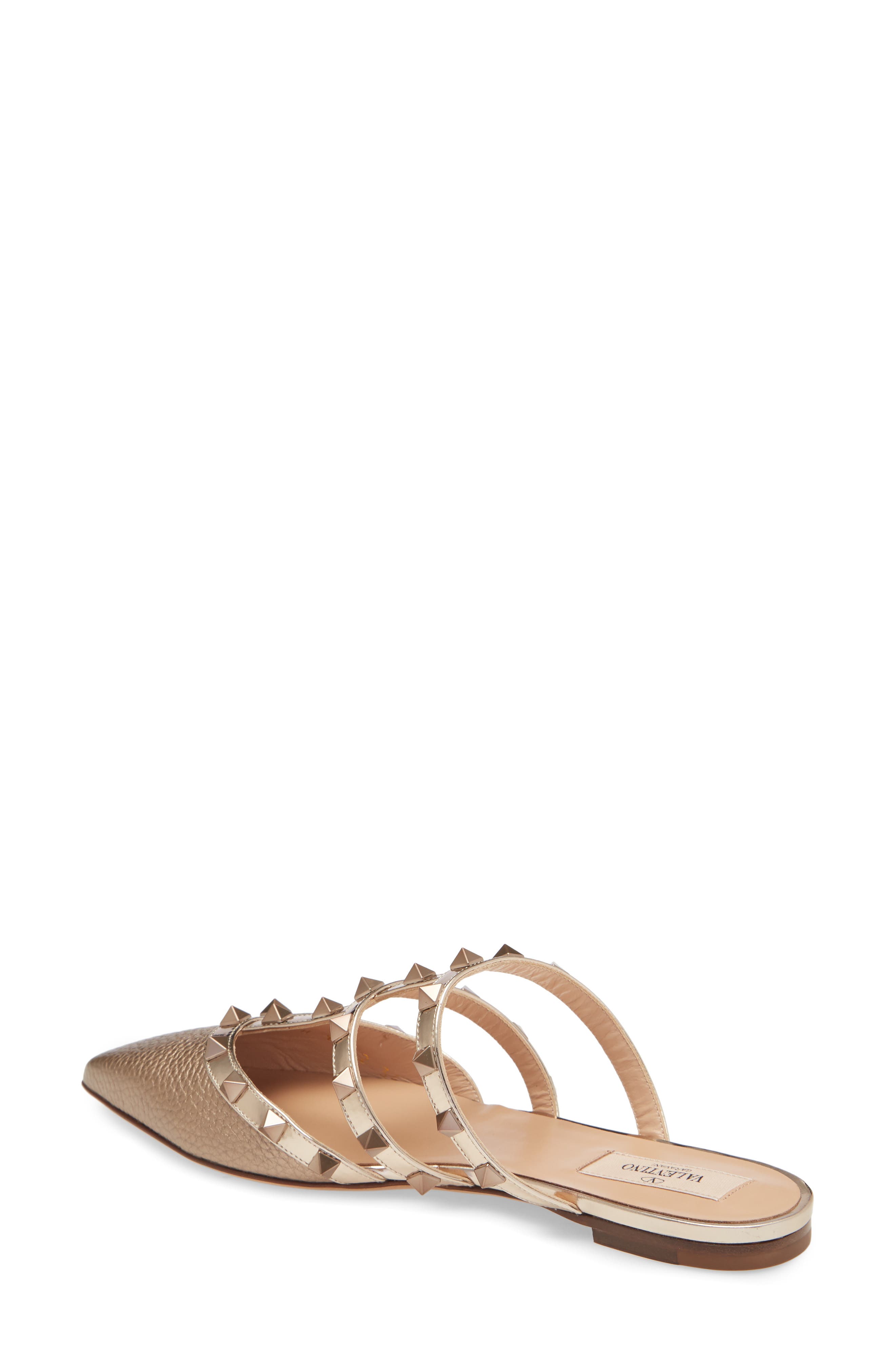 Valentino Garavani Rockstud Pointed Toe Mule, Alternate, color, 
