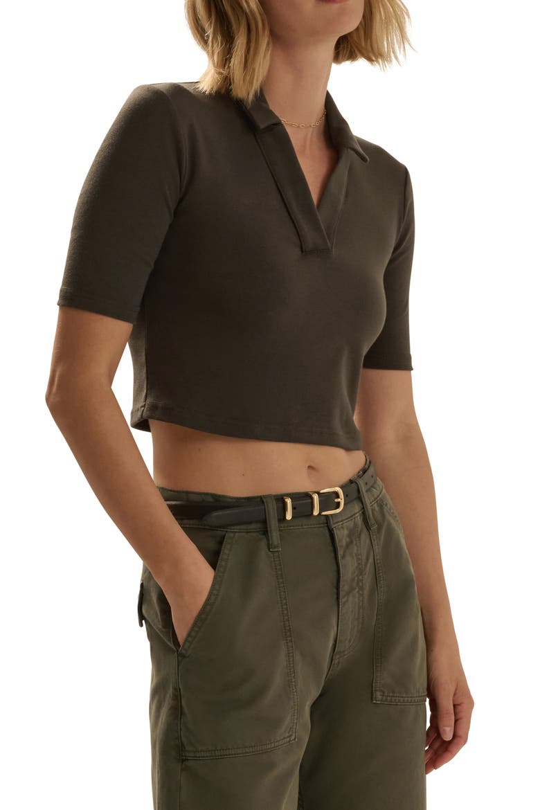 The Reading Johnny Collar Polo, Alternate, color, ESPRESSO