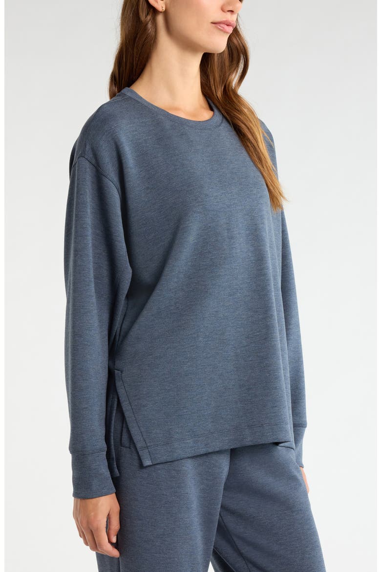 Soft Luxe Tunic, Alternate, color, NAVY ARMADA HEATHER