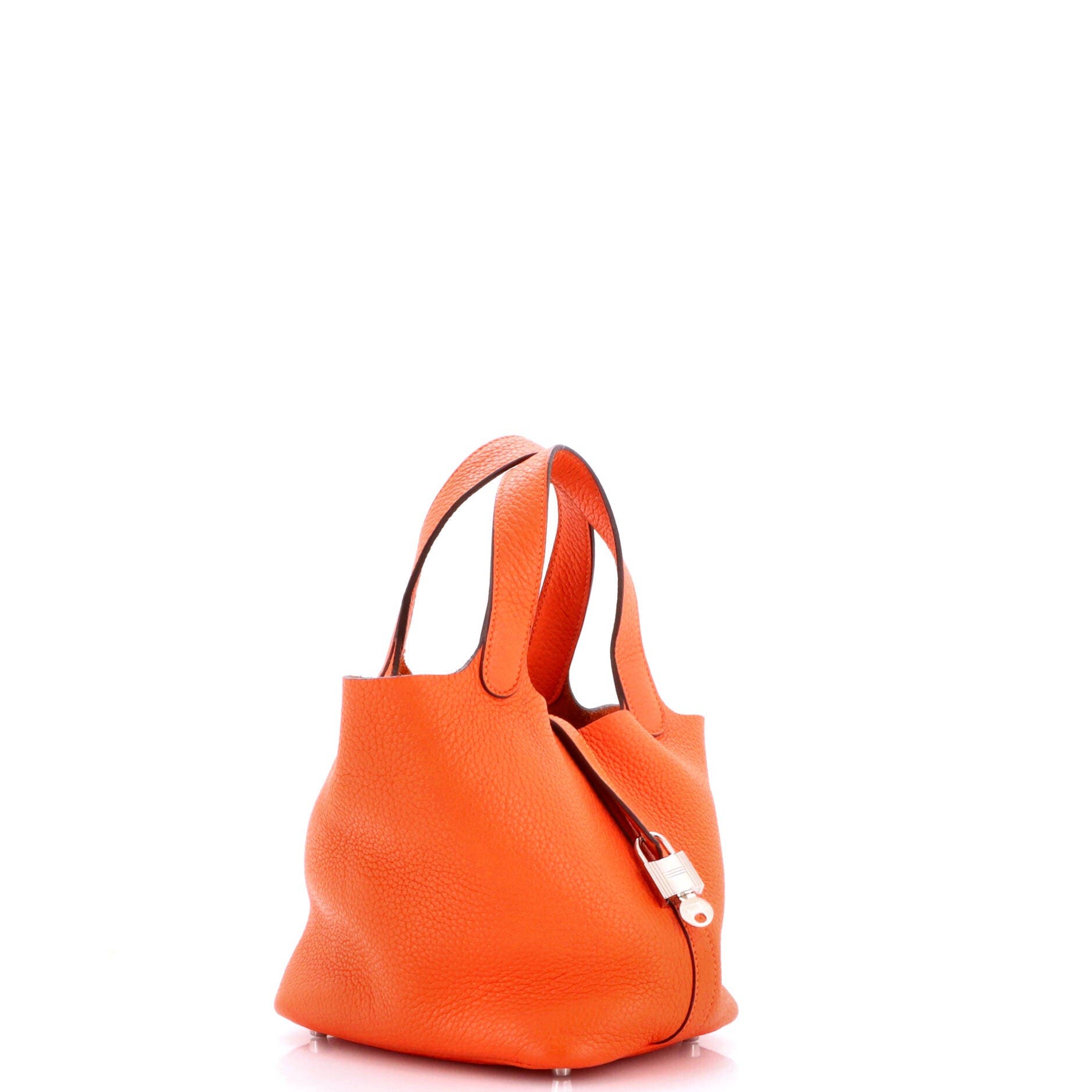 Picotin Lock Bag Clemence PM, Alternate, color, Orange
