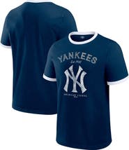 Darius Rucker Collection by Fanatics Men's Darius Rucker Collection by Fanatics Navy New York Yankees Washed Ringer T-Shirt