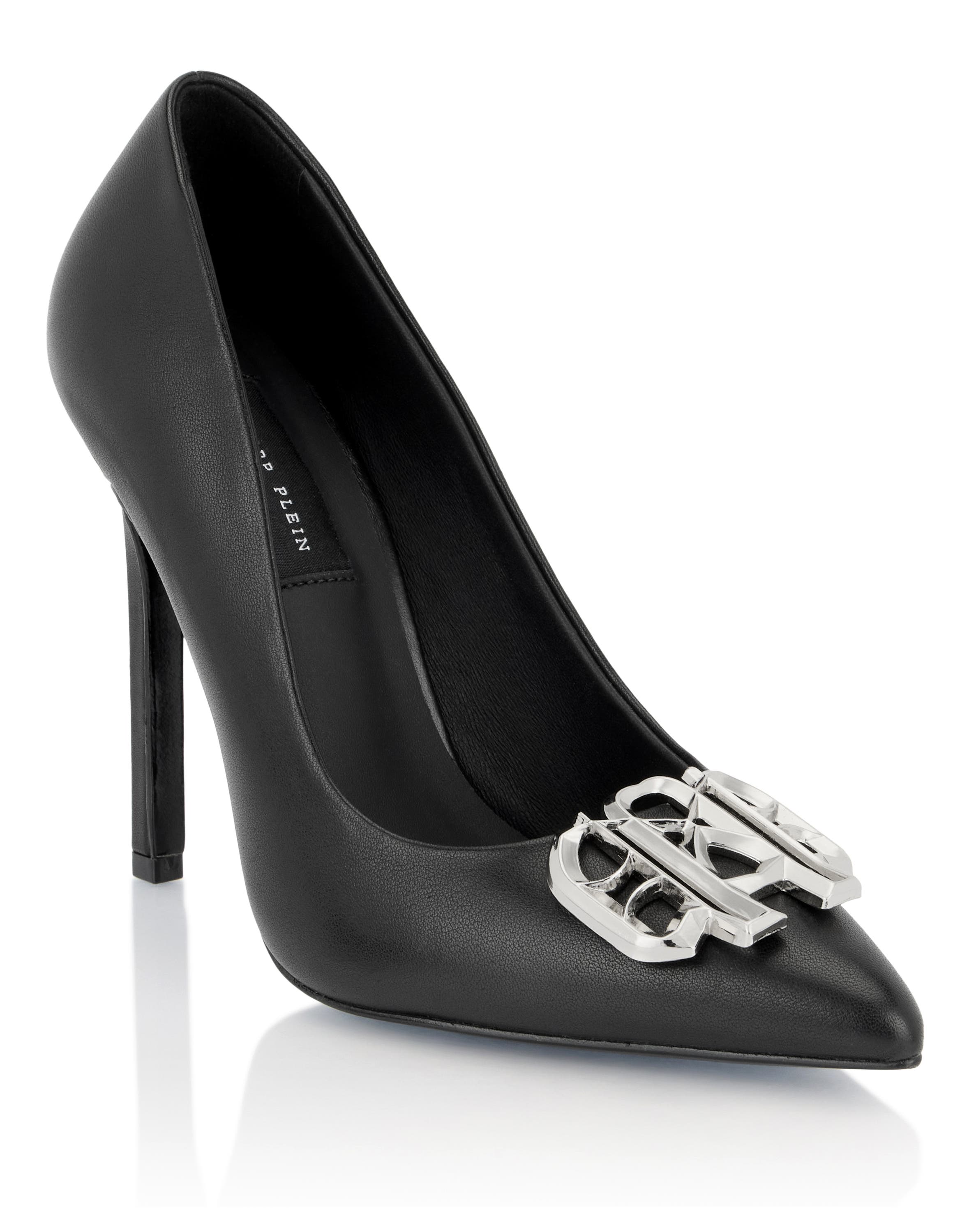 Nappa High Heels Pump H120 Gothic Plein Women, Main, color, black