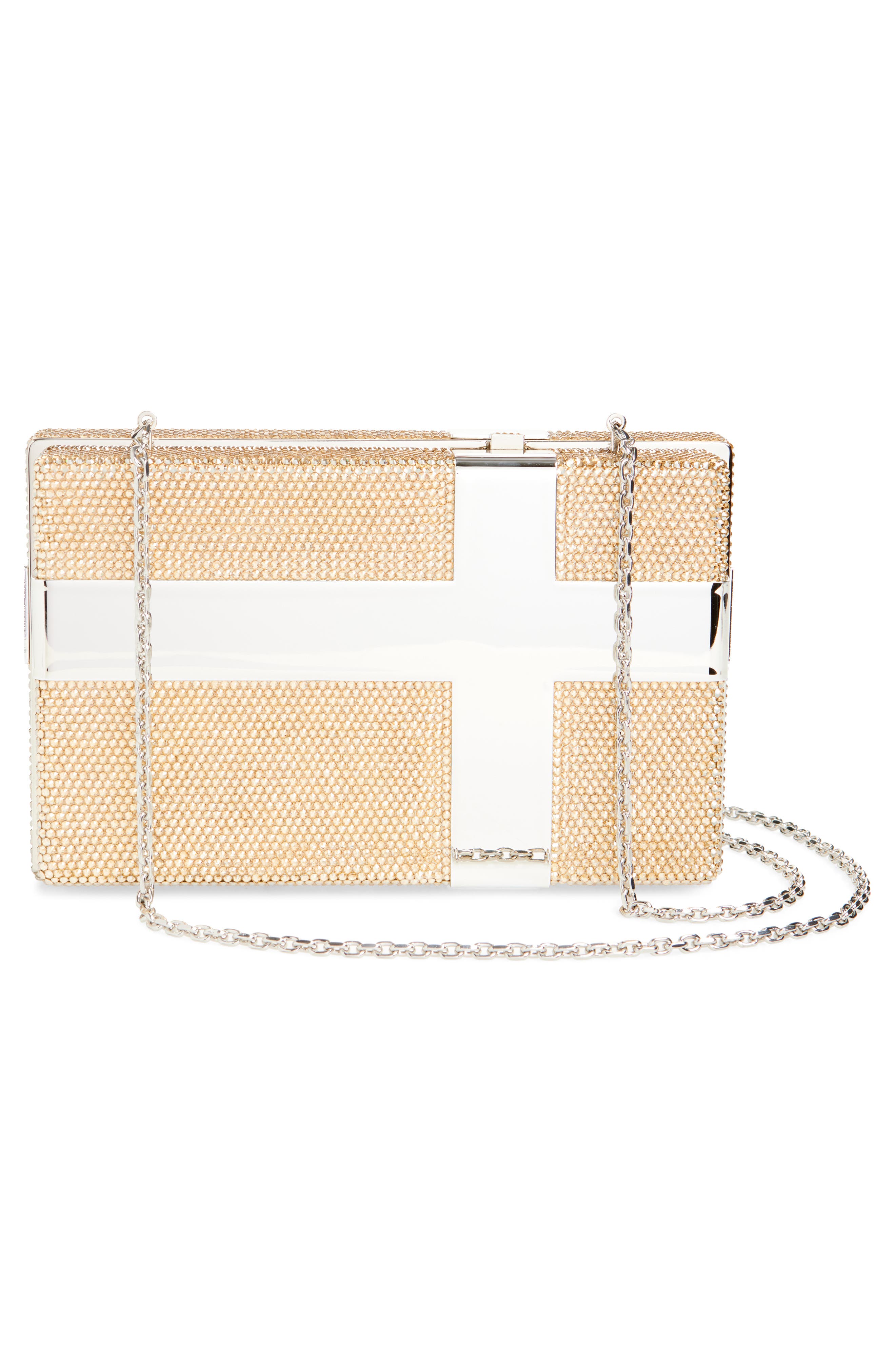 Judith Leiber Gift Box Clutch, Alternate, color, 
