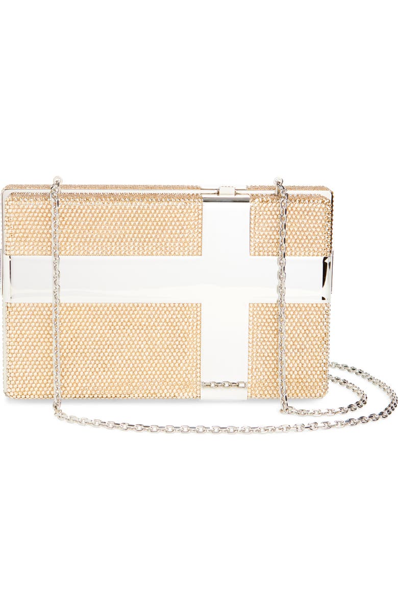 Judith Leiber Gift Box Clutch, Alternate, color,