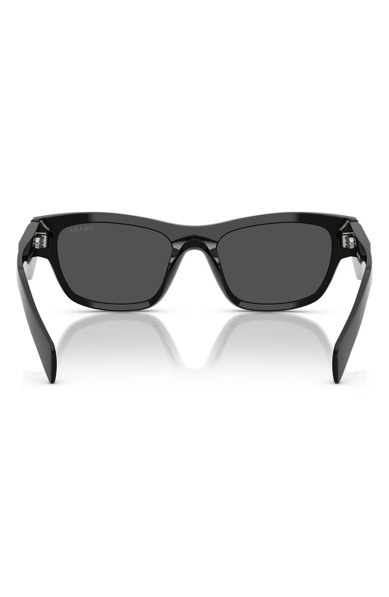 Prada 52mm Butterfly Polarized Sunglasses, Alternate, color, 