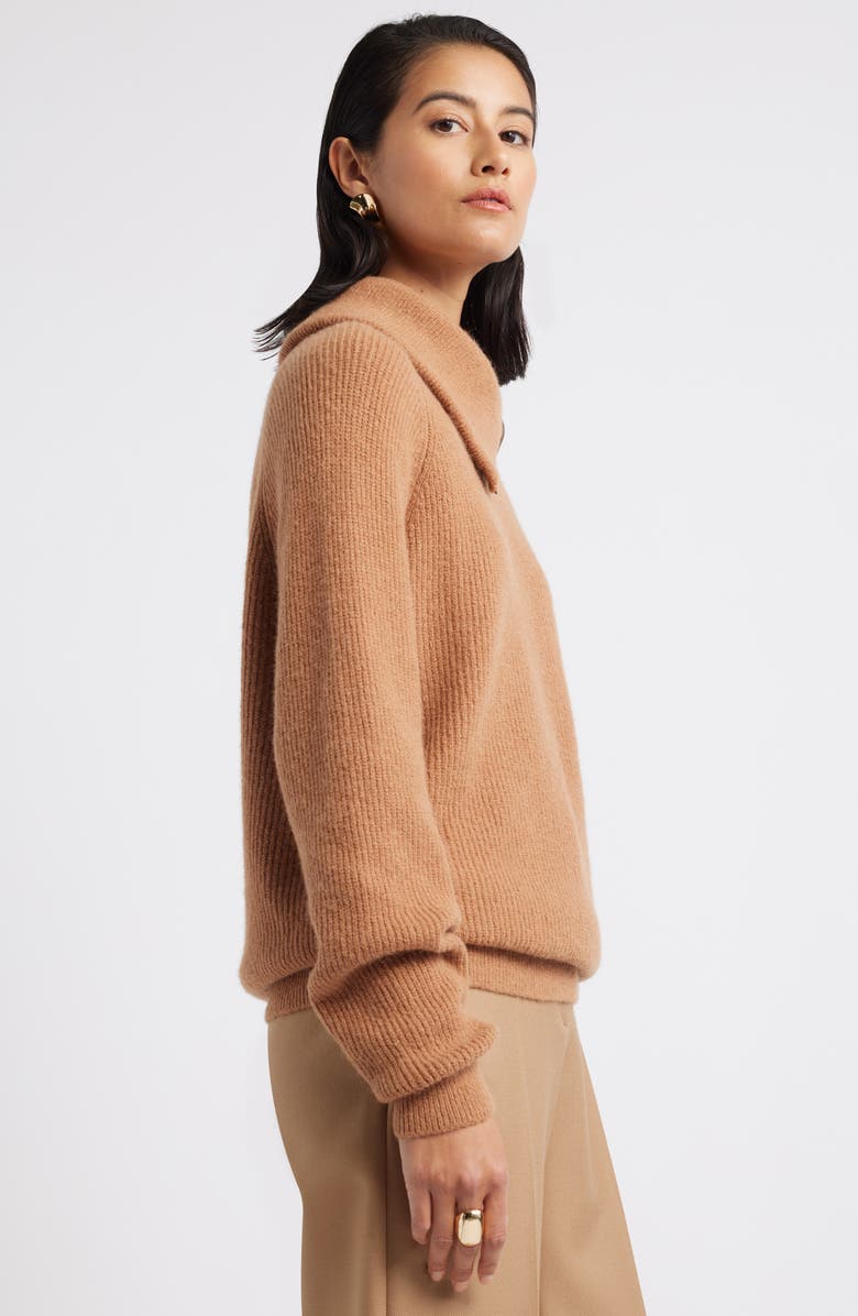 Nordstrom Asymmetric Half Zip Sweater, Alternate, color,