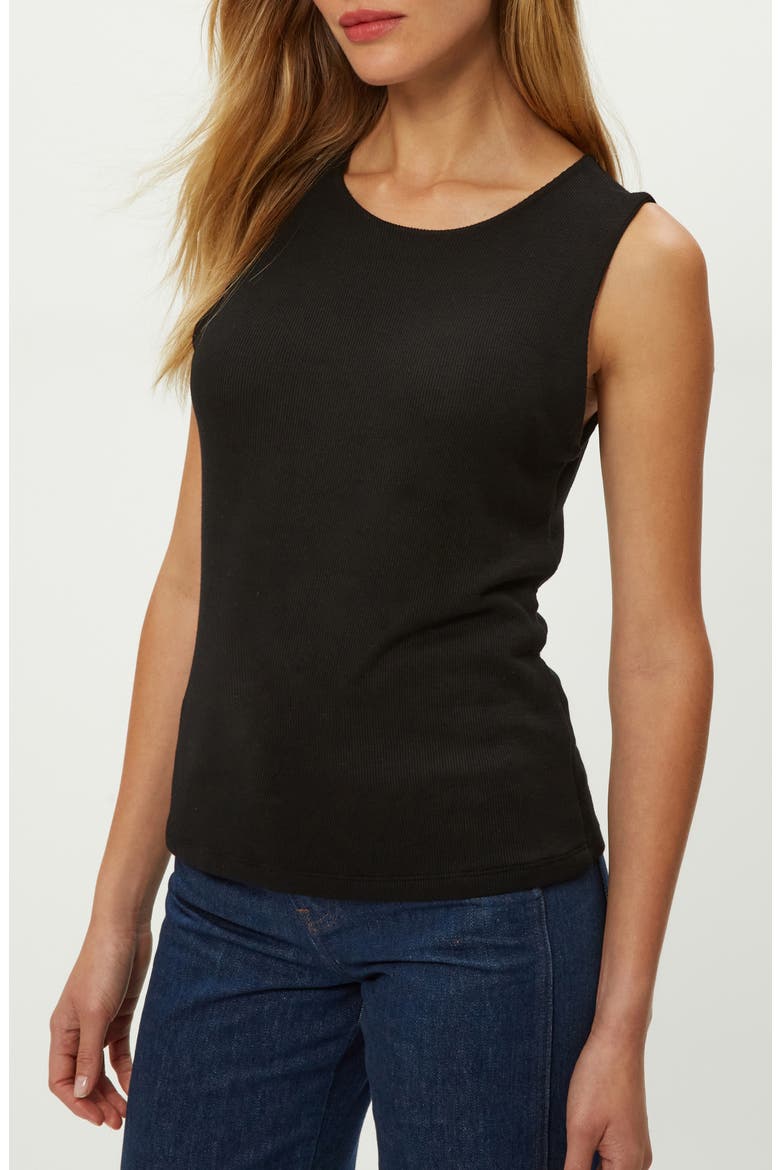 Jojo Doubled Tank, Alternate, color, BLACK