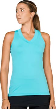 Sofibella UV Colors Racerback Womens Tennis Tank Top