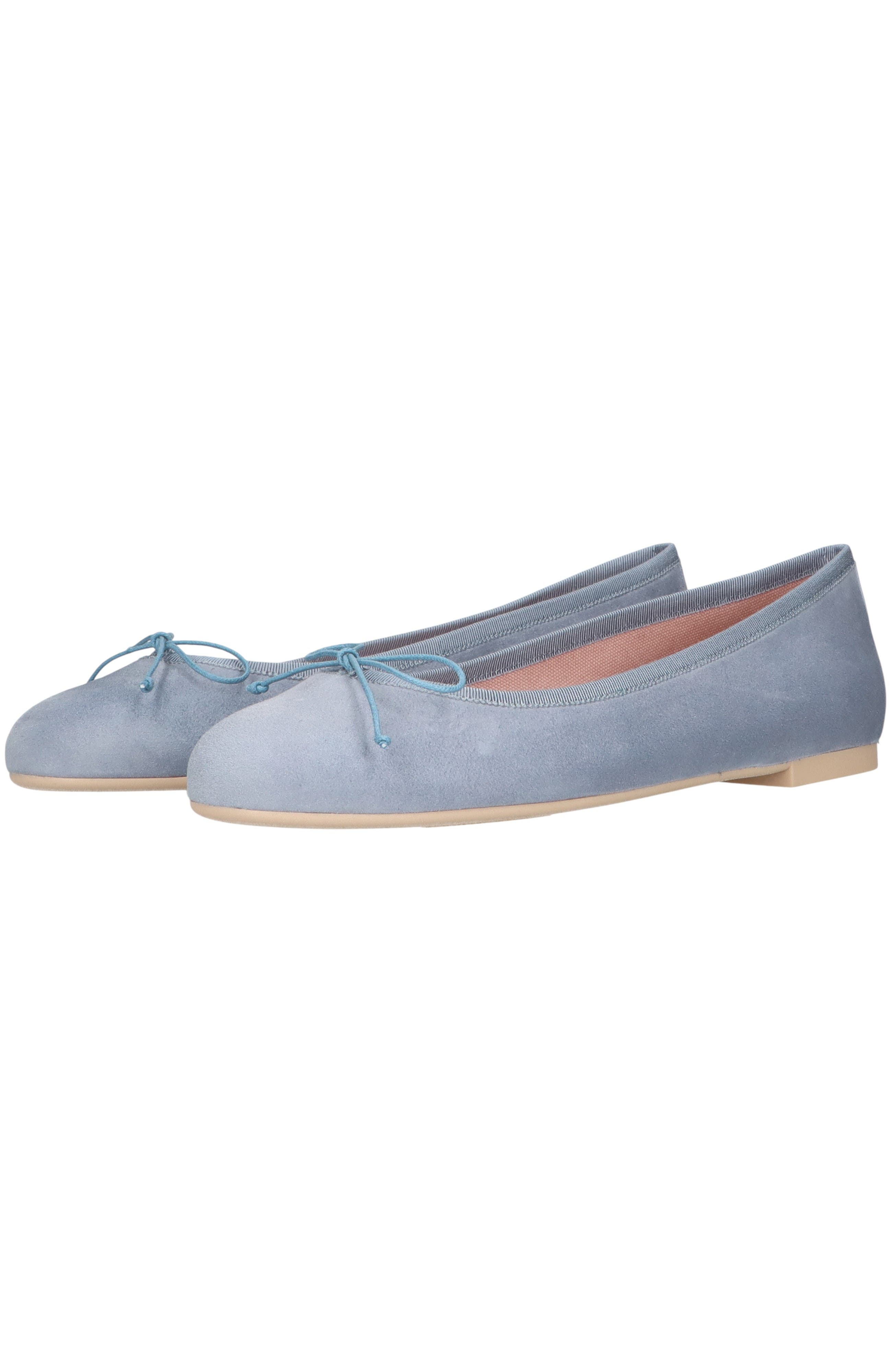 Round Toe Ballet Flat, Alternate, color, Light Blue