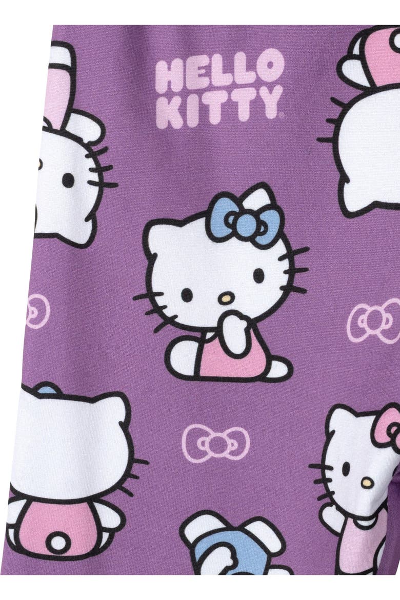 2-Piece T-Shirt and Bike Shorts Set, Alternate, color, Hello Kitty Mulberry