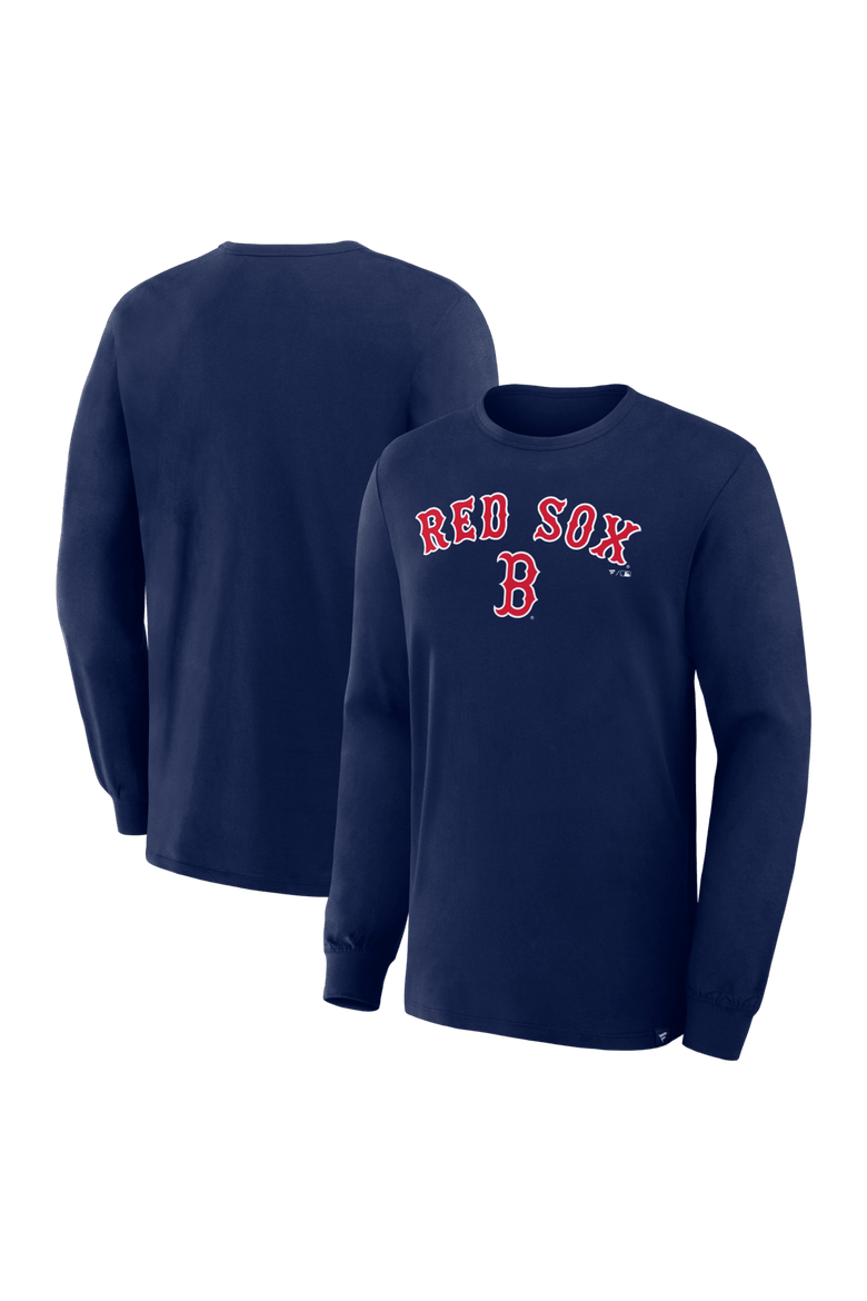 Men's Fanatics Navy Boston Red Sox Lock-Up Legacy Long Sleeve T-Shirt, Main, color, Navy
