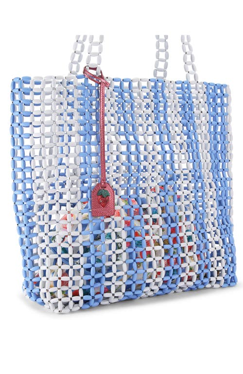 KURT GEIGER KURT GEIGER LONDON KENSINGTON RAINBOW BEADED SHOPPER