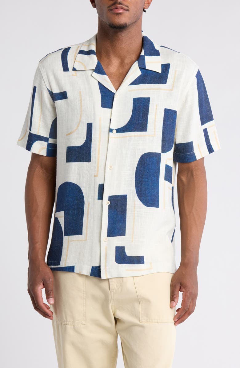 JASON WU Abstract Camp Shirt, Main, color,