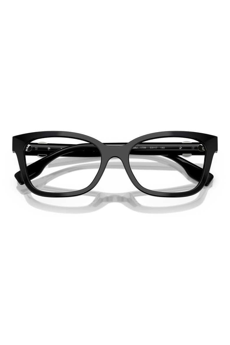 53mm Phantos Optical Glasses, Alternate, color, BLACK