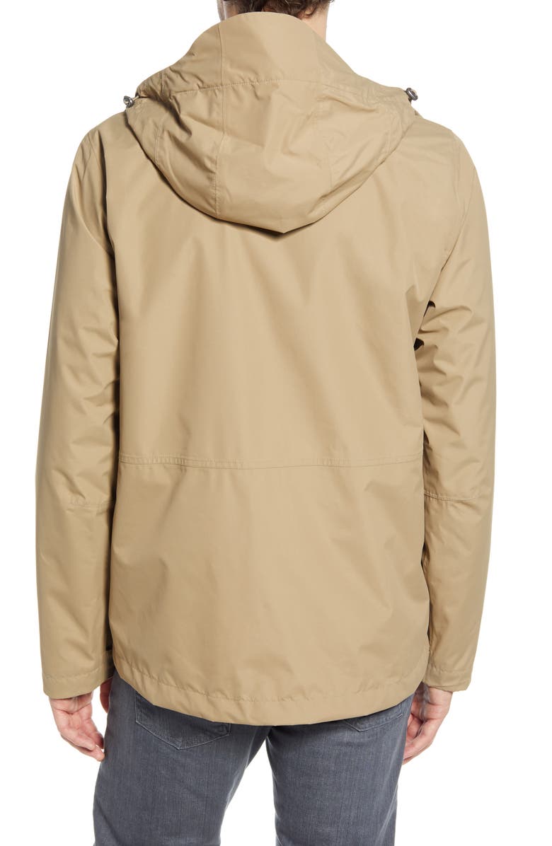 Barbour Foxtrot Waterproof Hooded Jacket, Alternate, color, 
