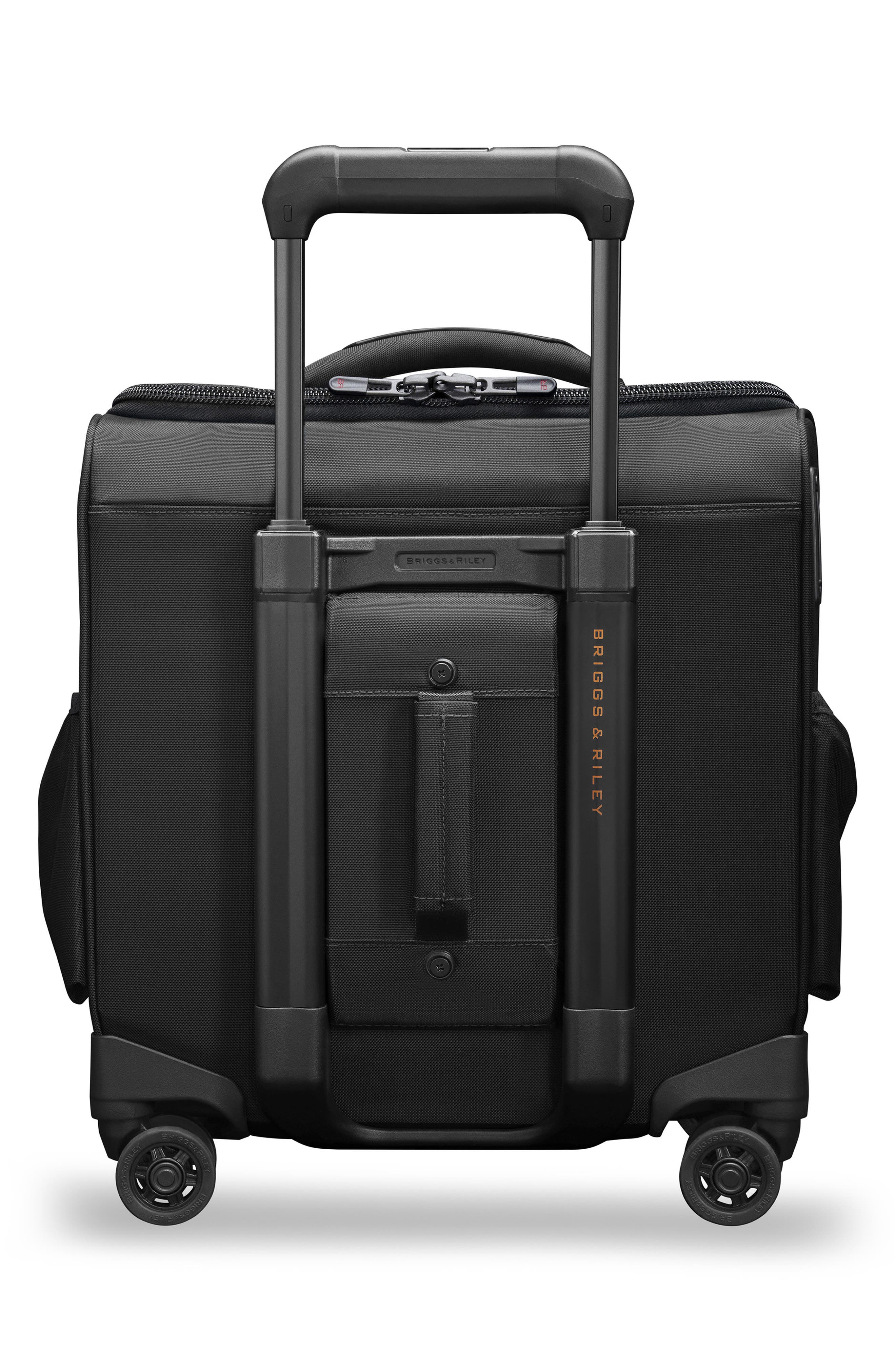 Briggs & Riley ZDX Cabin Spinner Suitcase, Alternate, color, Black